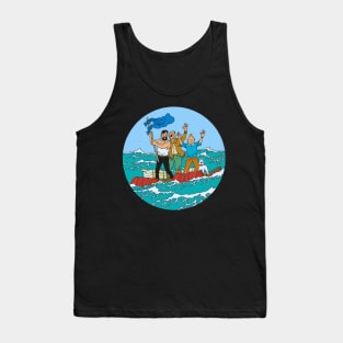 Tintin haddock 2 Tank Top